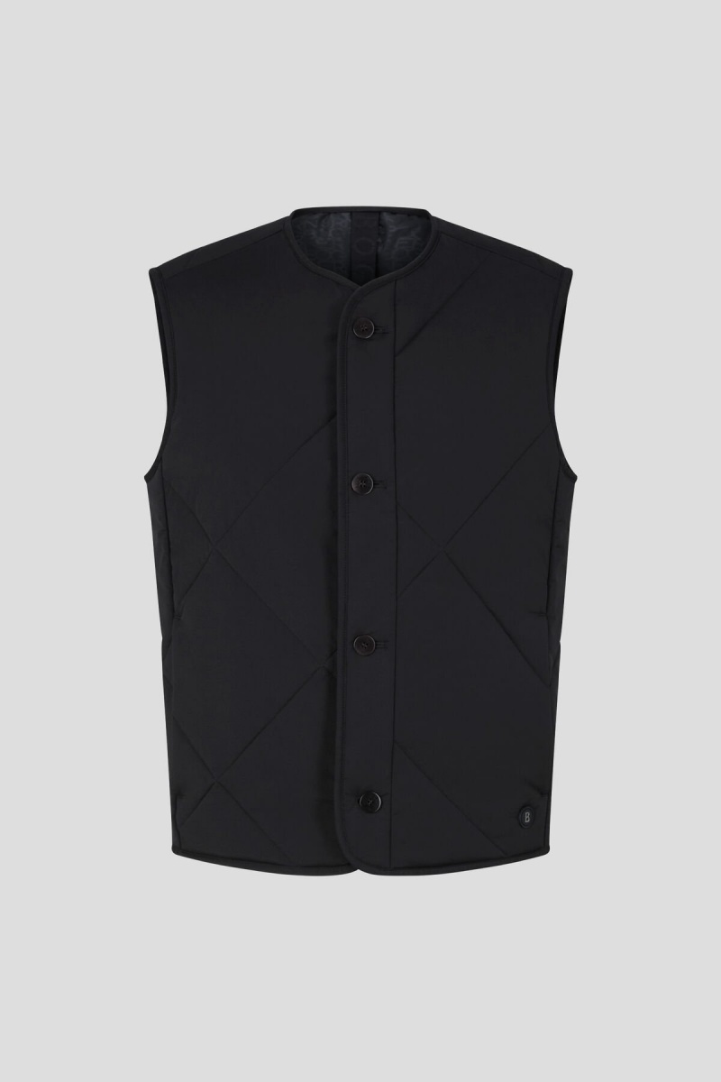 BOGNER Morgan Gesteppt Waistcoat Schwarz | PQ4937051