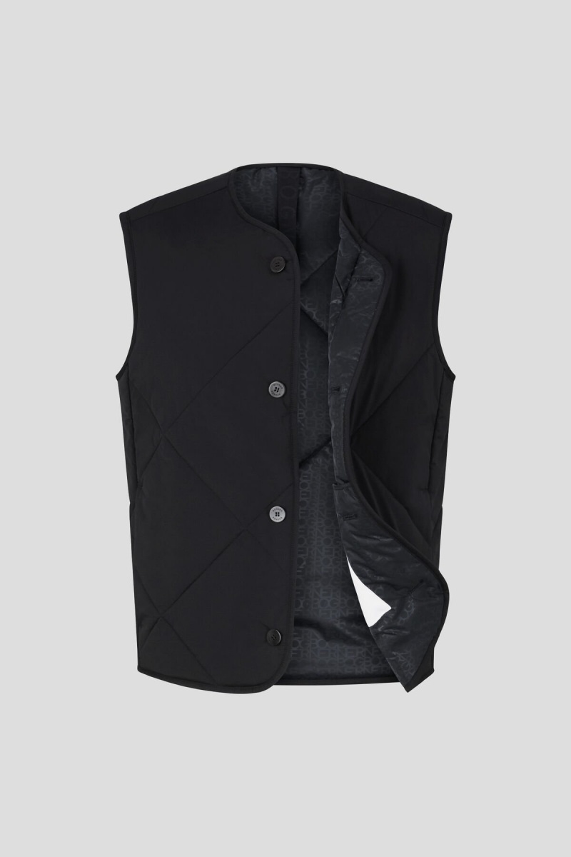 BOGNER Morgan Gesteppt Waistcoat Schwarz | PQ4937051