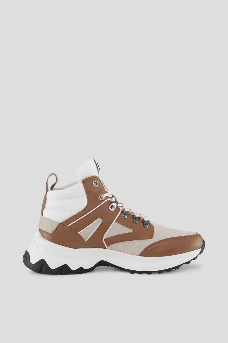 BOGNER Nash High-top Sneakers Beige | MF9534817