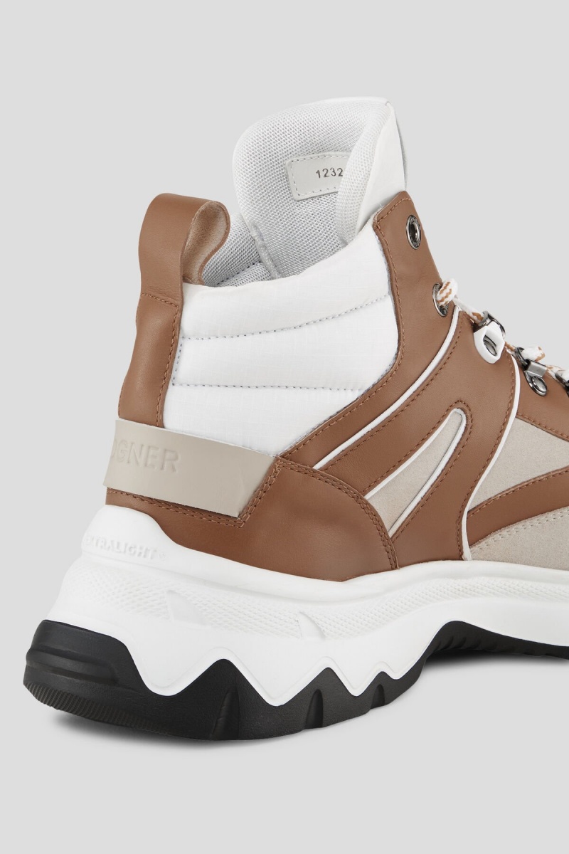 BOGNER Nash High-top Sneakers Beige | MF9534817