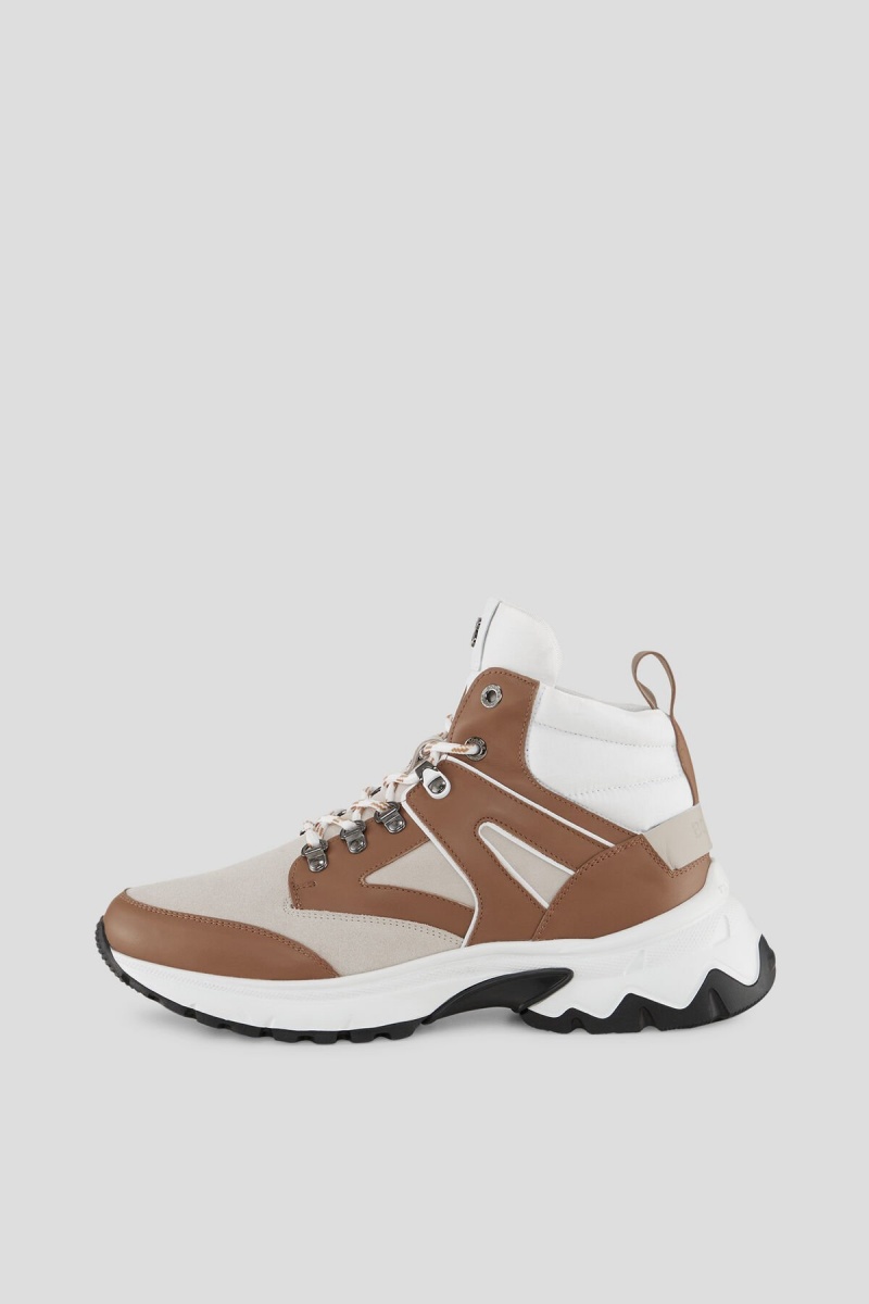 BOGNER Nash High-top Sneakers Beige | MF9534817