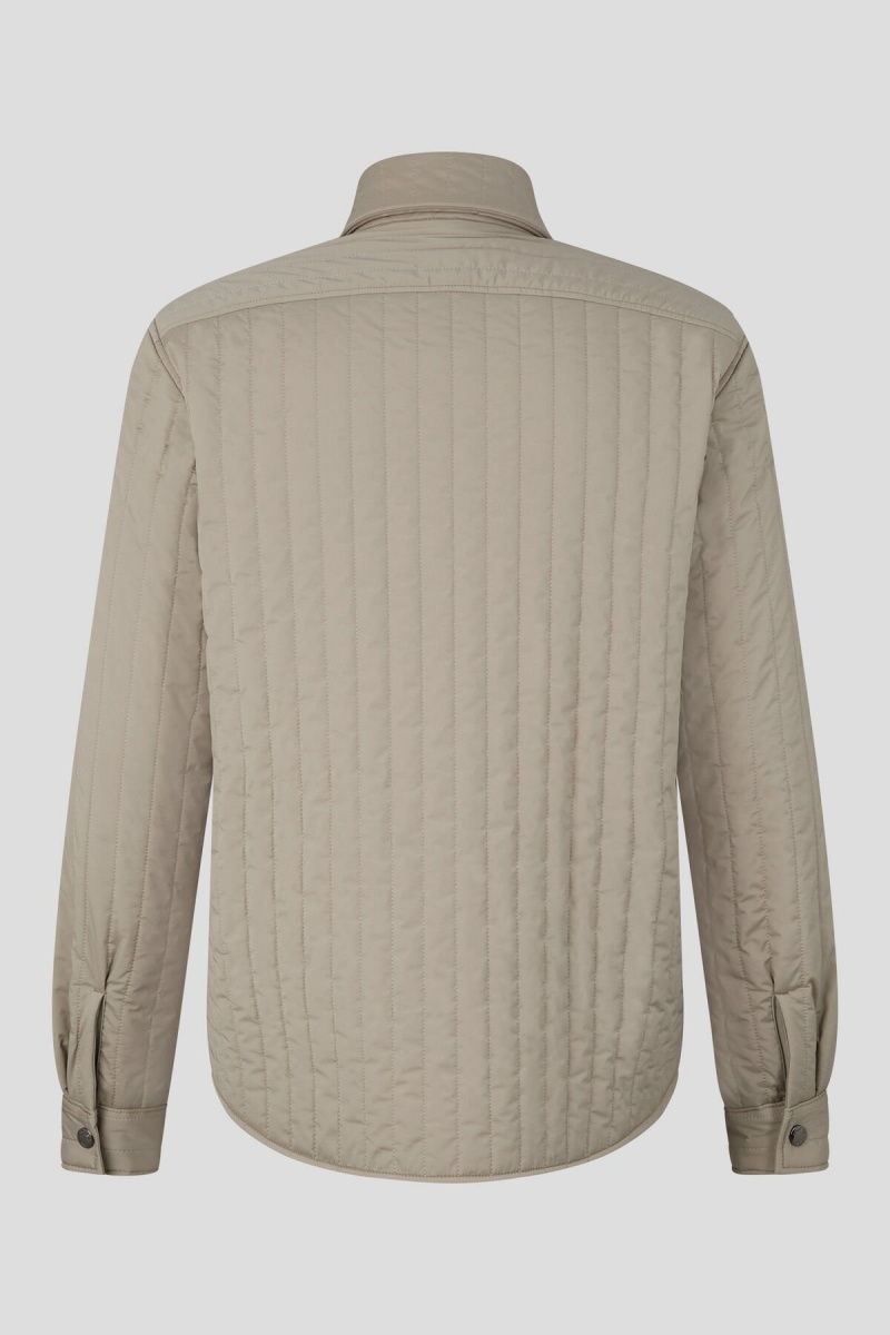 BOGNER Olli Gesteppt Shirt Jacket Beige | PN9801536