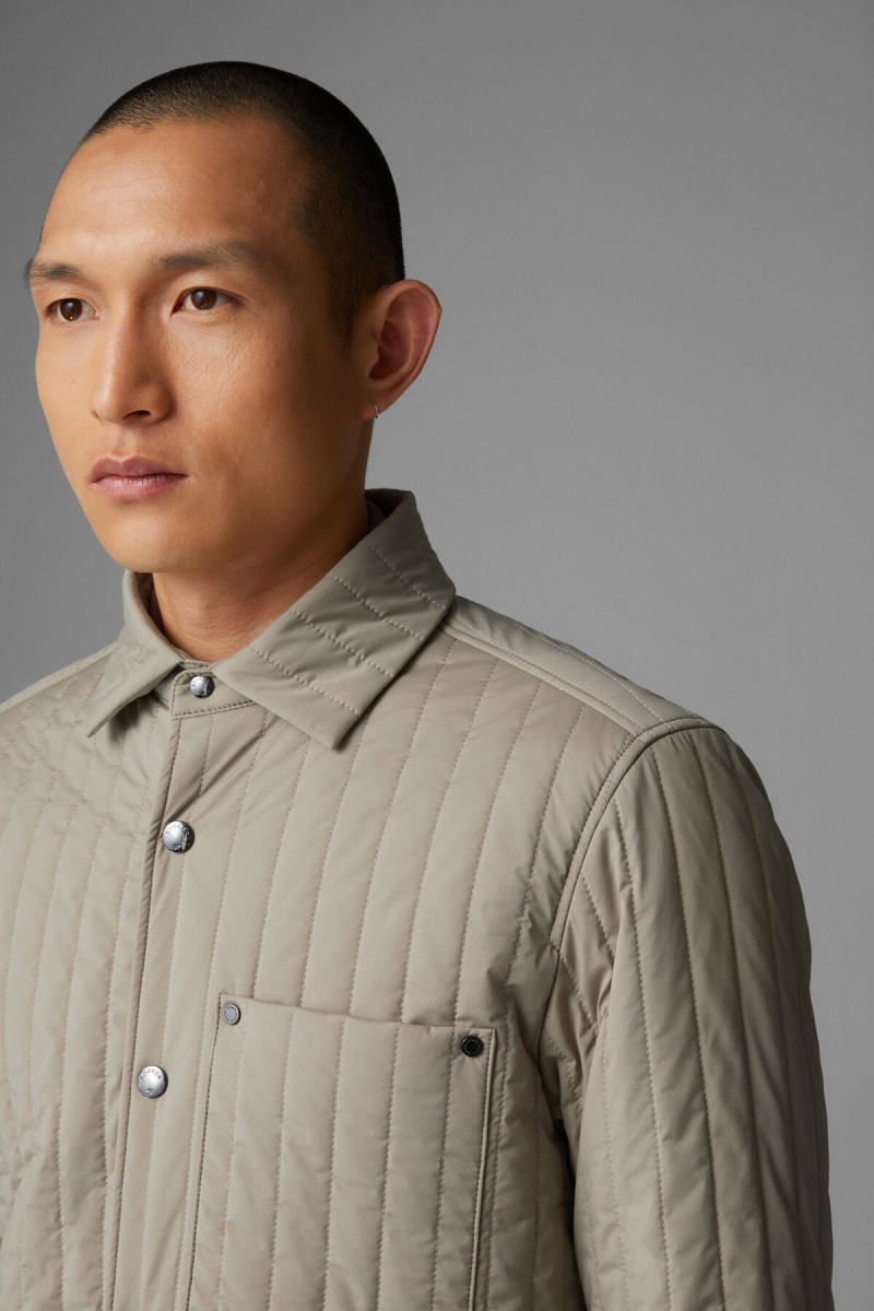 BOGNER Olli Gesteppt Shirt Jacket Beige | QT6342897