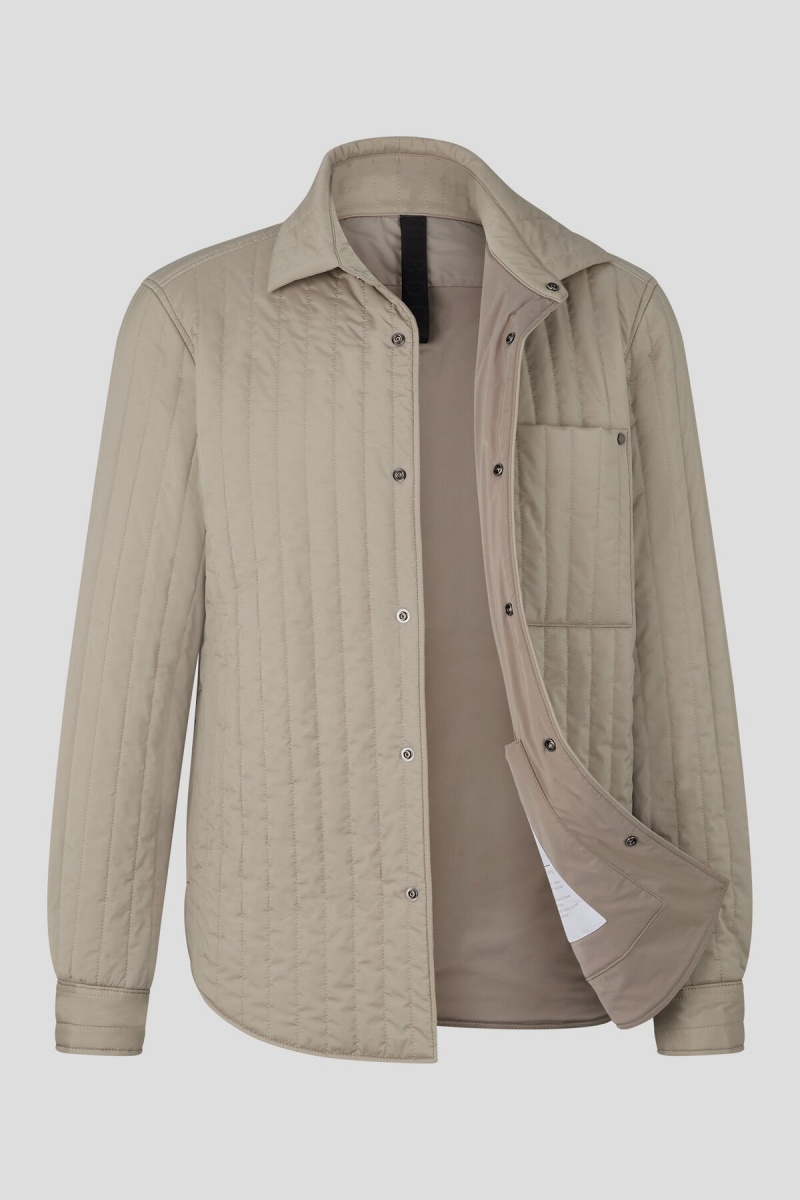 BOGNER Olli Gesteppt Shirt Jacket Beige | QT6342897