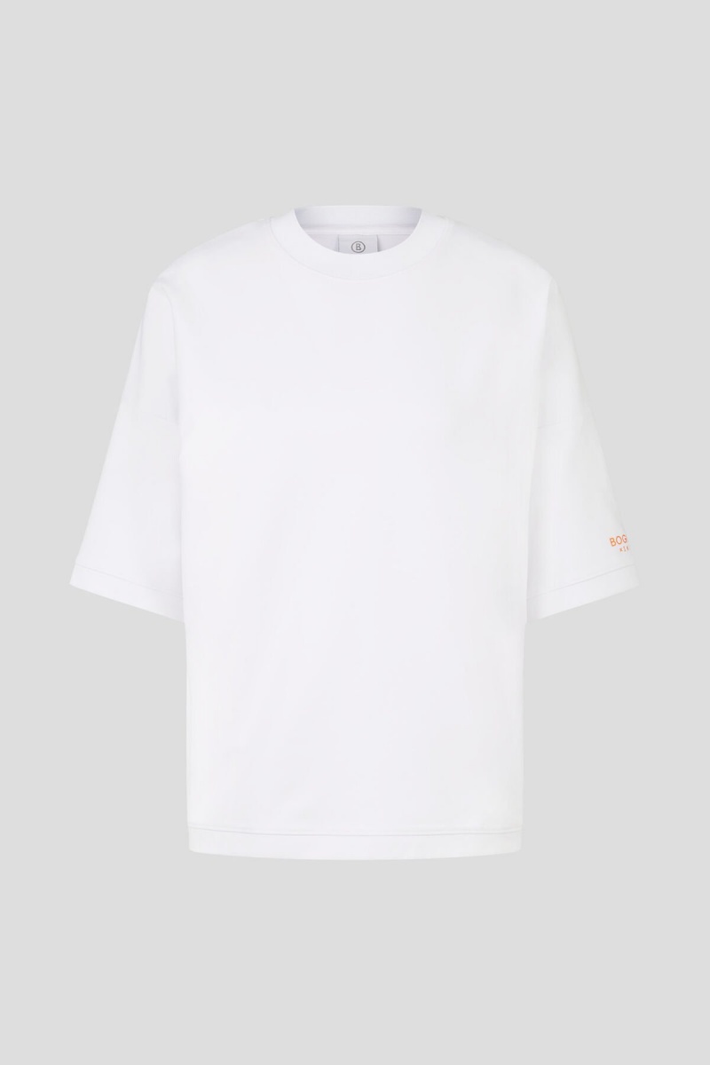 BOGNER Page T-shirt Weiß | CU8529164