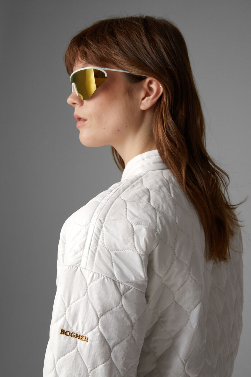 BOGNER Paola Reversible Gesteppt Jacket Sand | UF7580194
