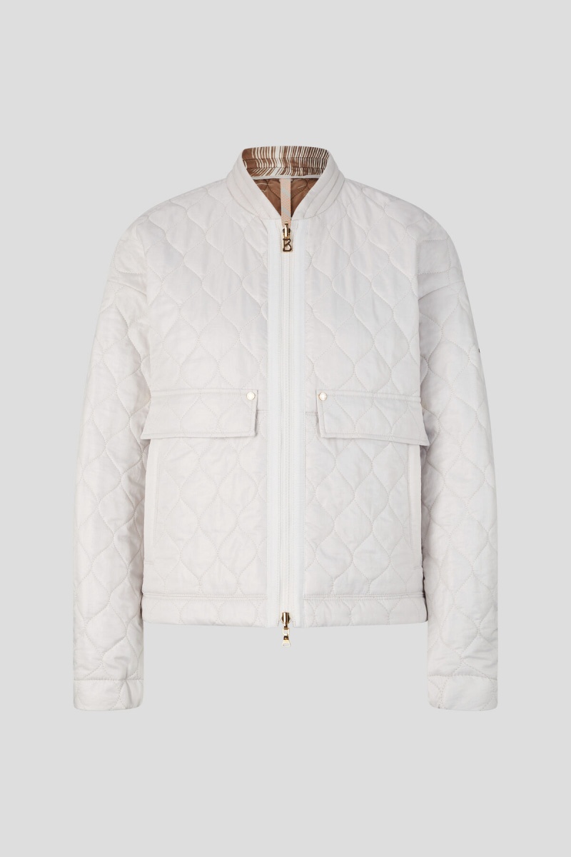 BOGNER Paola Reversible Gesteppt Jacket Sand | UF7580194