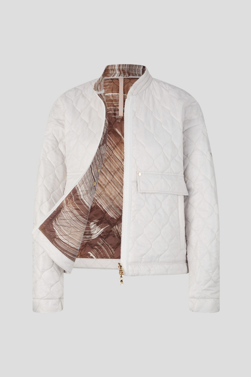BOGNER Paola Reversible Gesteppt Jacket Sand | UF7580194
