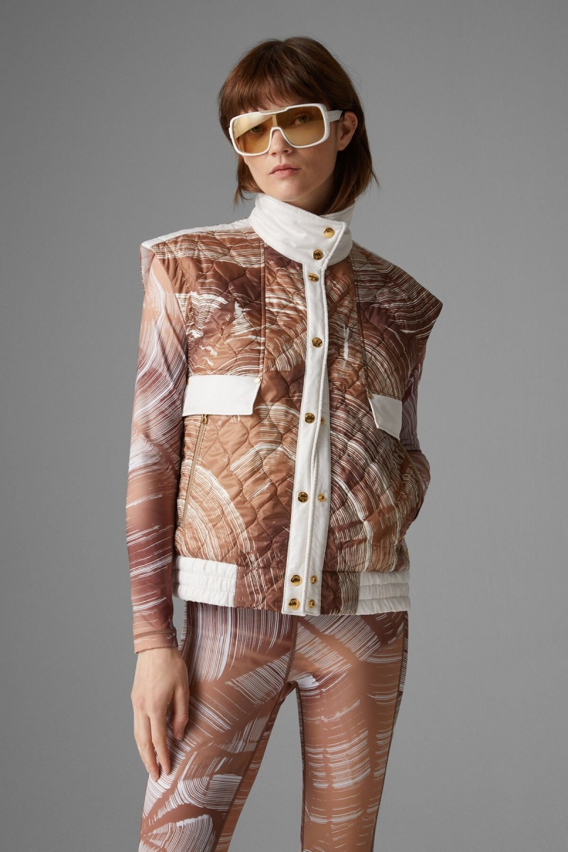 BOGNER Pinar Gesteppt Gilet Braun | FR7264389