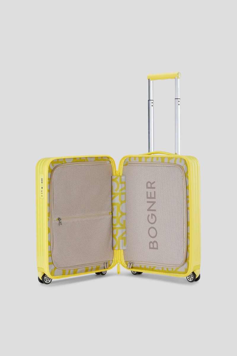 BOGNER Piz Small Hard Shell Suitcase Gelb | VH2917568