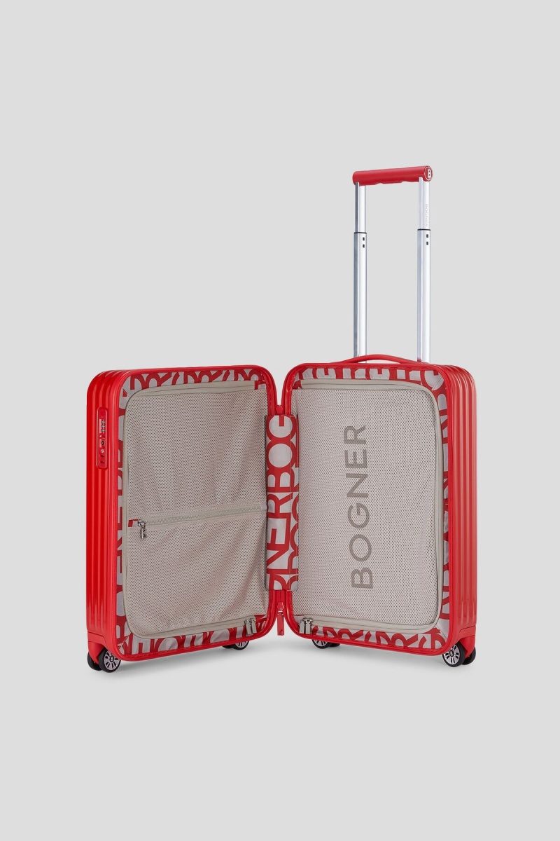 BOGNER Piz Small Hard Shell Suitcase Rot | QC1364908