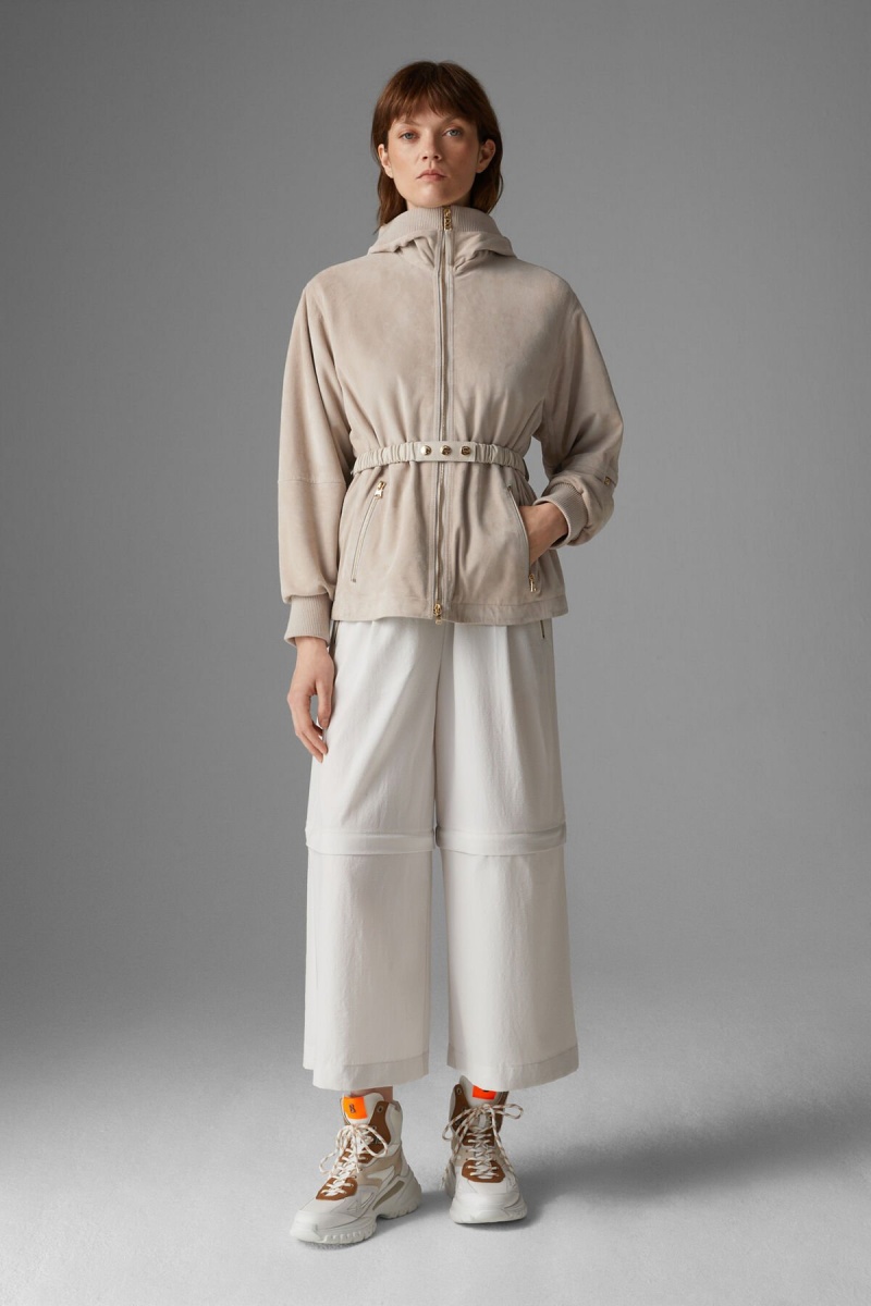 BOGNER Polli Wildleder Jacket Sand | KH3467915