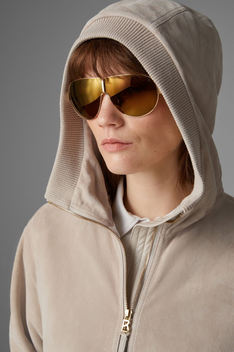 BOGNER Polli Wildleder Jacket Sand | KH3467915