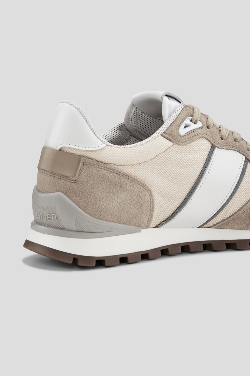 BOGNER Porto Sneaker Beige Weiß | UI2591703