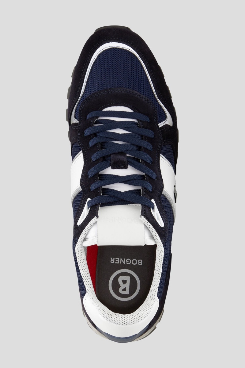 BOGNER Porto Sneaker Navy Blau Weiß | RO8067124