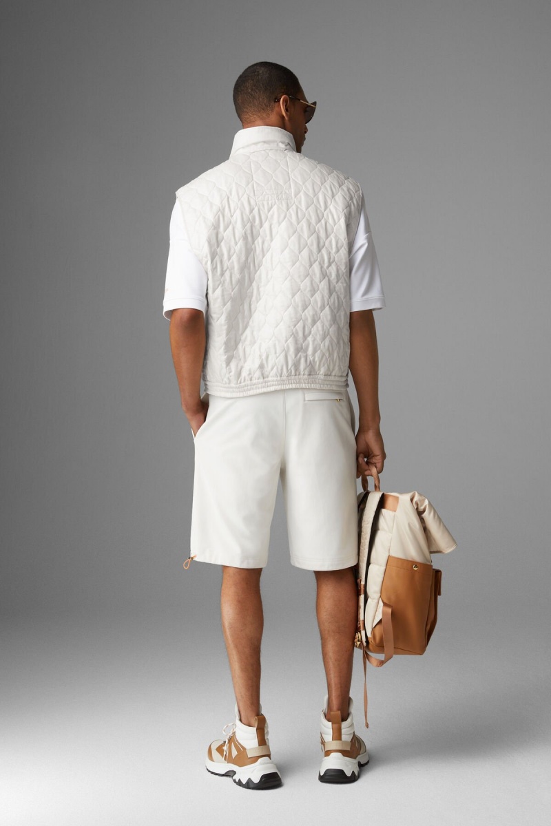 BOGNER Pride Gesteppt Waistcoat Off-white | US3184520