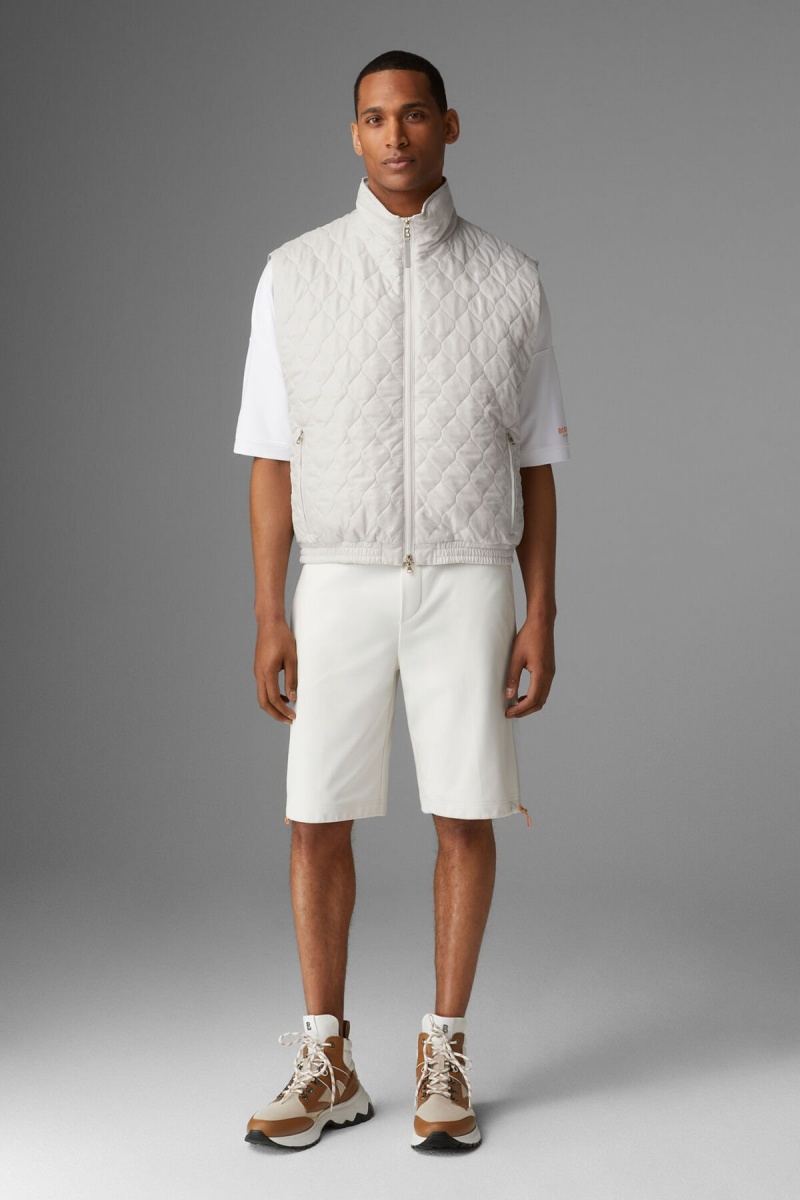 BOGNER Pride Gesteppt Waistcoat Off-white | US3184520
