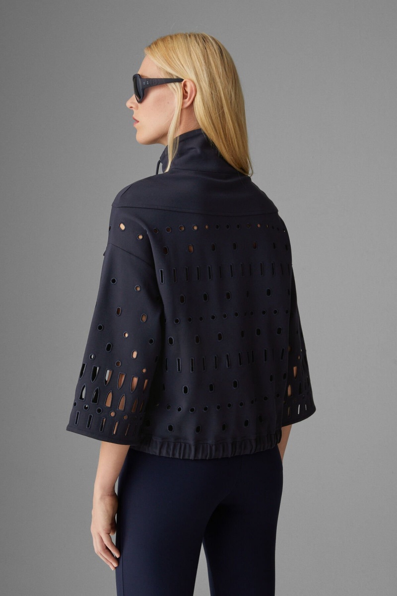 BOGNER Raya Sweatshirt Navy Blau | WF5986043