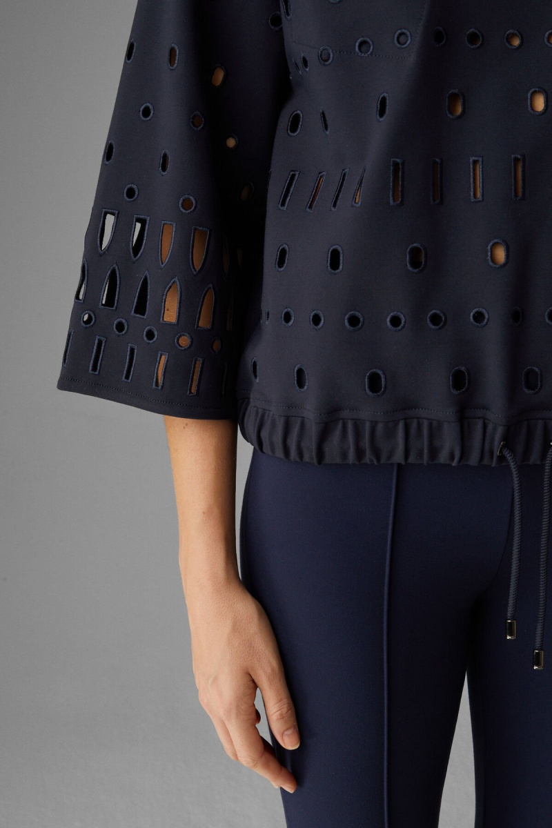 BOGNER Raya Sweatshirt Navy Blau | WF5986043