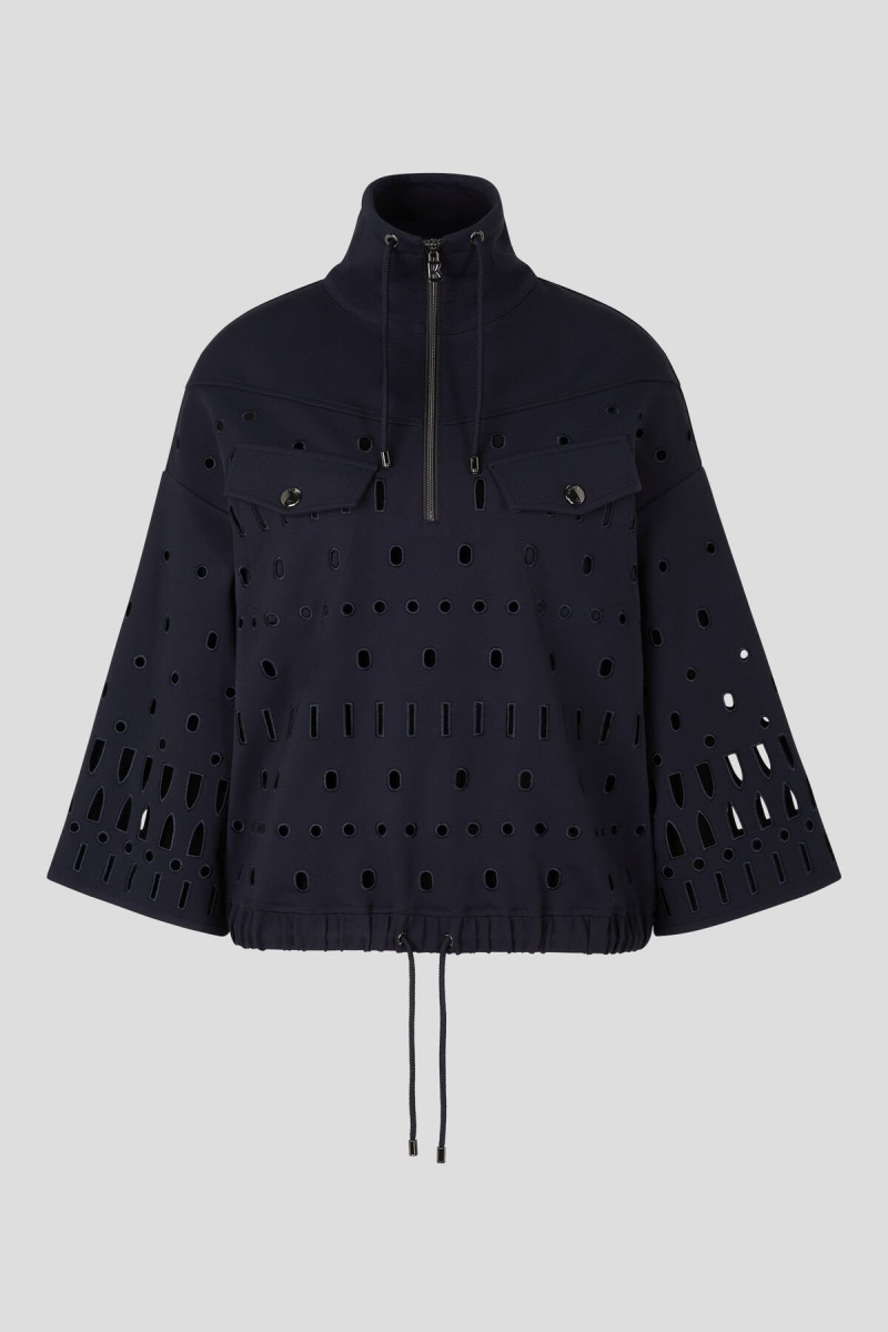 BOGNER Raya Sweatshirt Navy Blau | WF5986043