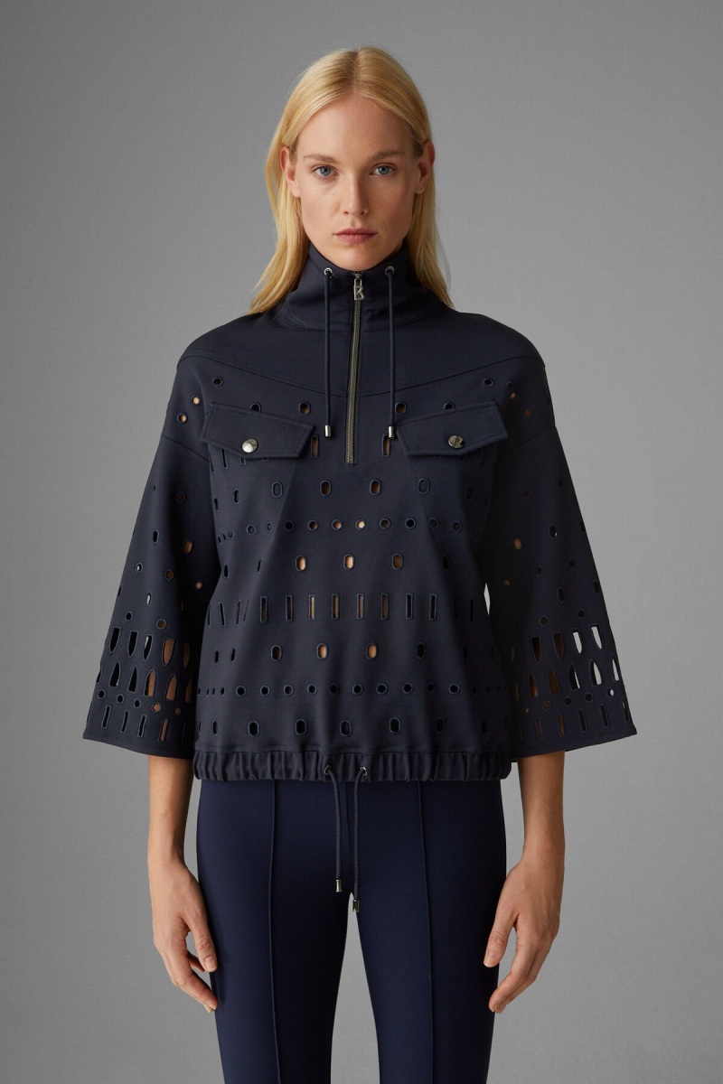 BOGNER Raya Sweatshirt Navy Blau | WF5986043