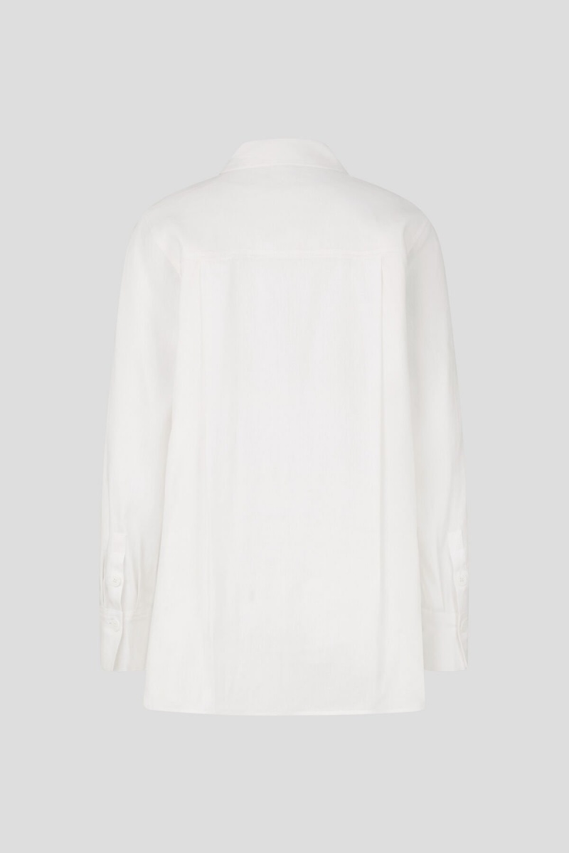 BOGNER Ria Shirt Blouse Weiß | ZO7435106