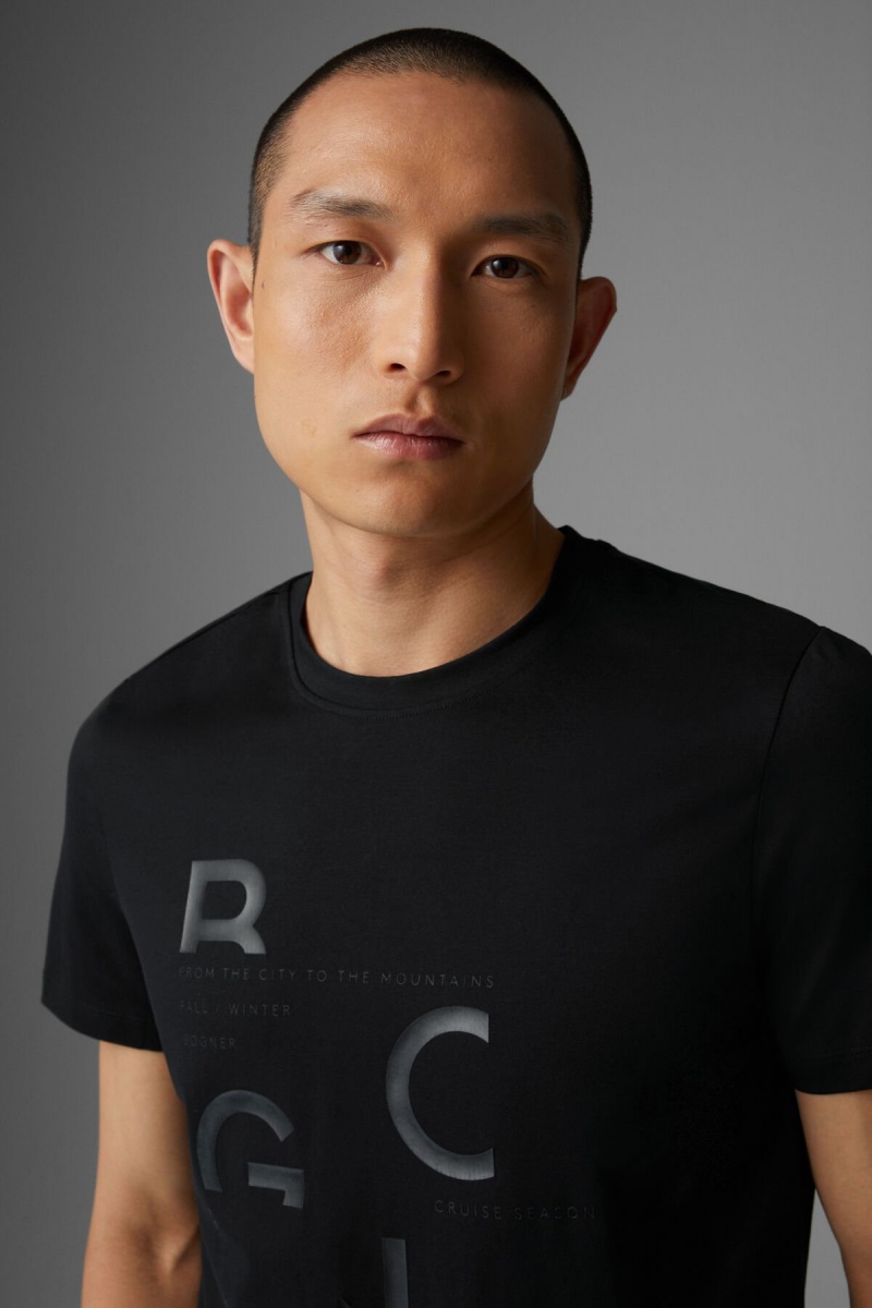 BOGNER Roc T-shirt Schwarz | AU6410259