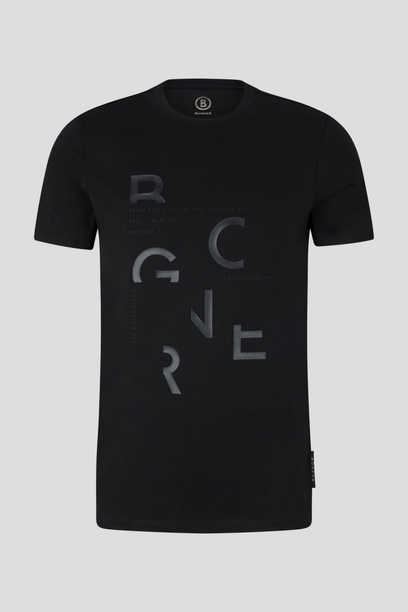 BOGNER Roc T-shirt Schwarz | AU6410259