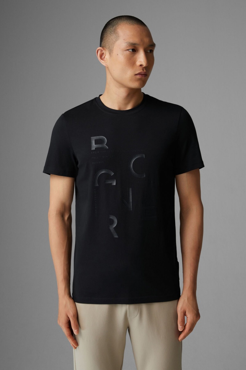 BOGNER Roc T-shirt Schwarz | AU6410259