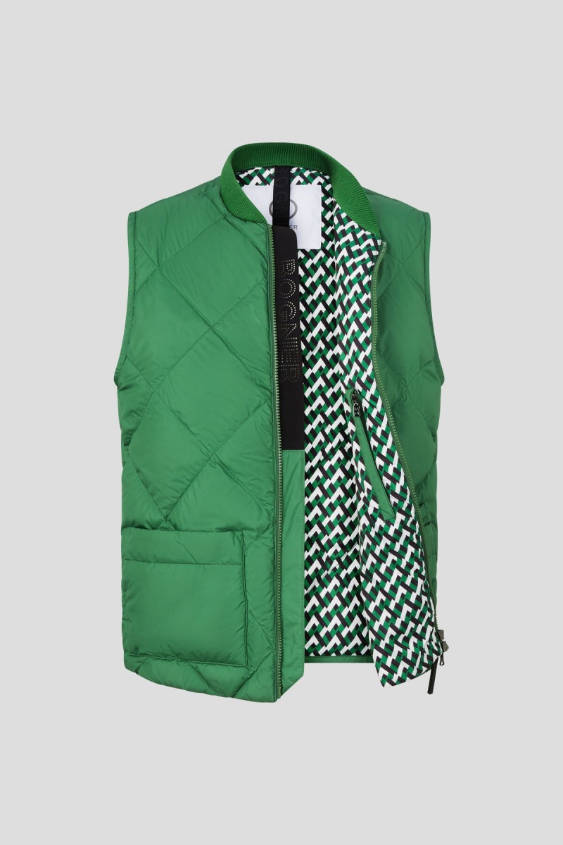 BOGNER Rocco Down Waistcoat Grün | LH9683450