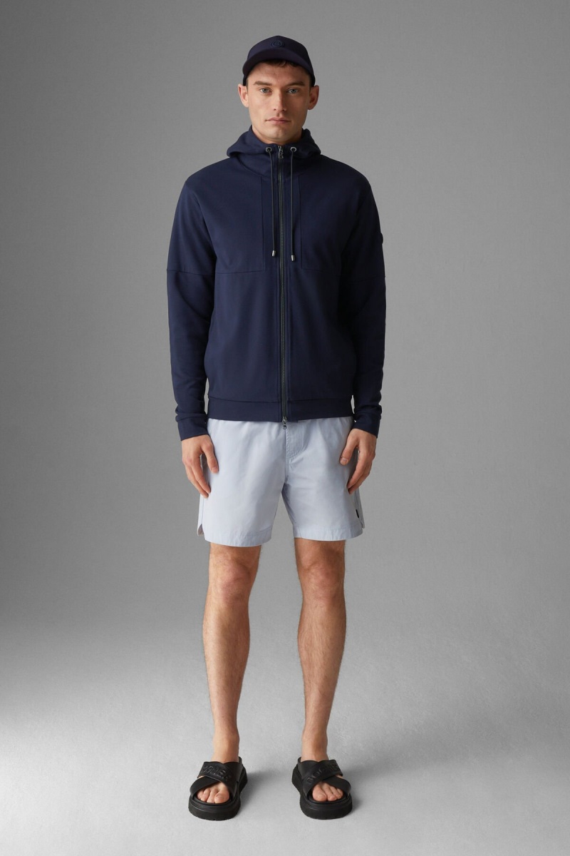 BOGNER Roman Sweatshirt Jacket Navy Blau | MQ6497508
