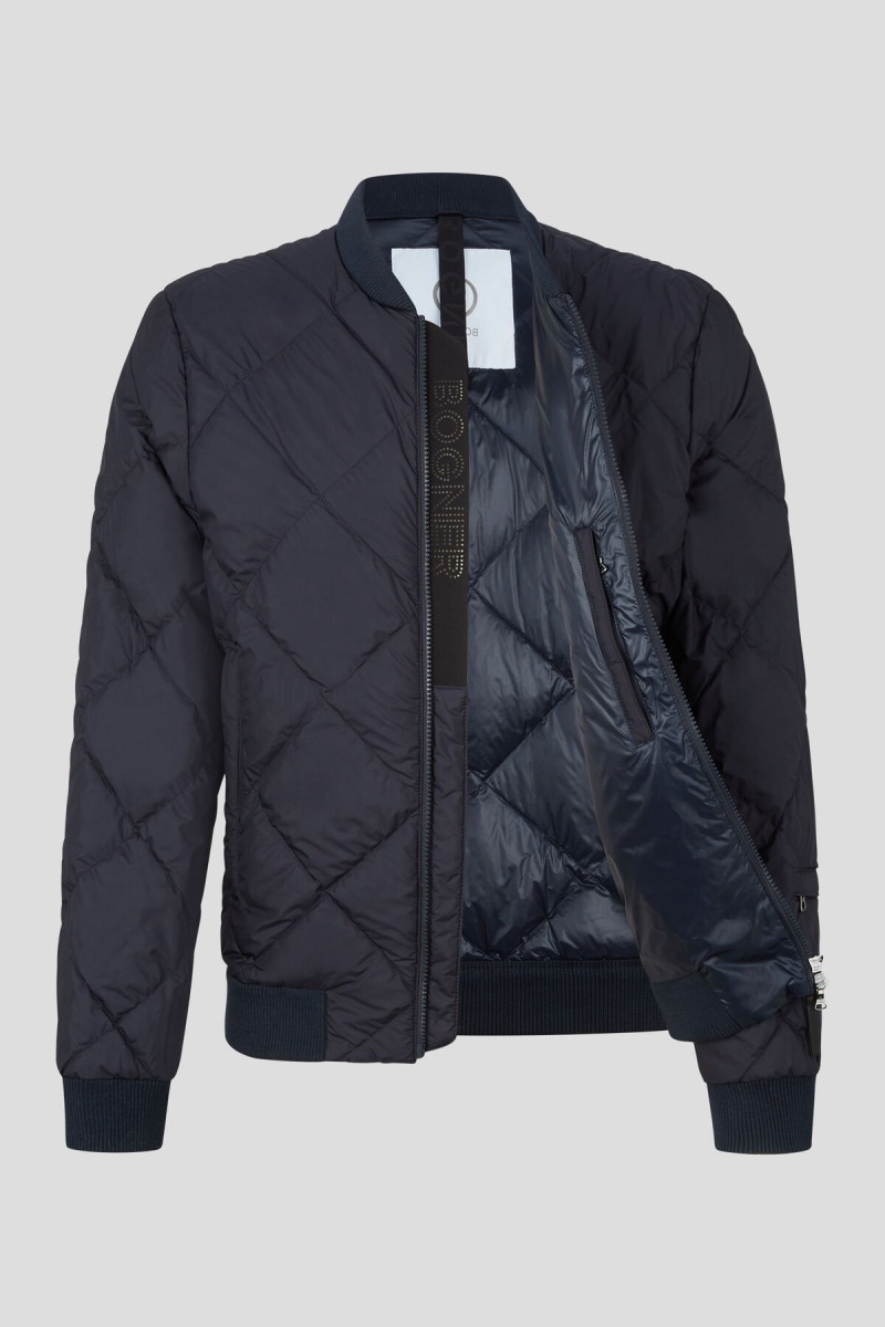 BOGNER Ronald Down Jacket Navy Blau | XB8620347