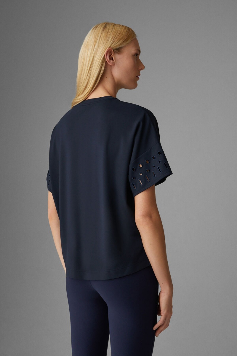 BOGNER Runa T-shirt Navy Blau | WE3569407
