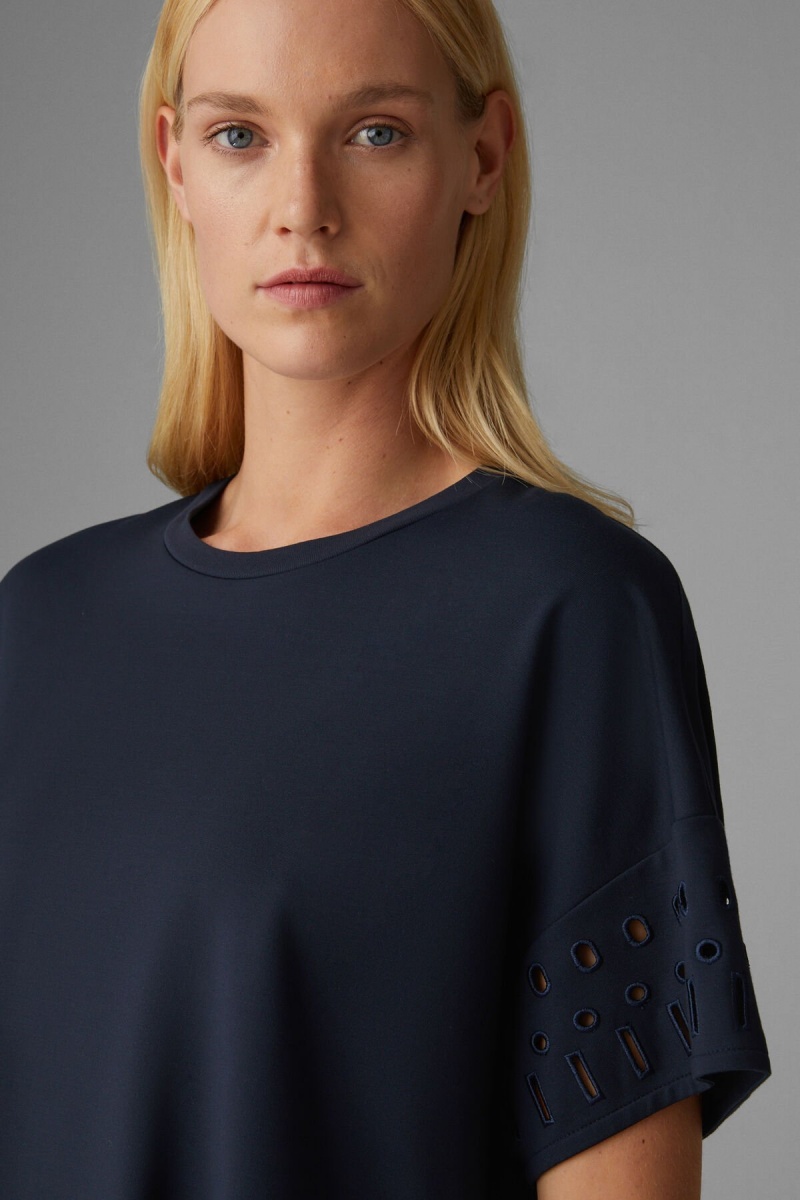 BOGNER Runa T-shirt Navy Blau | WE3569407
