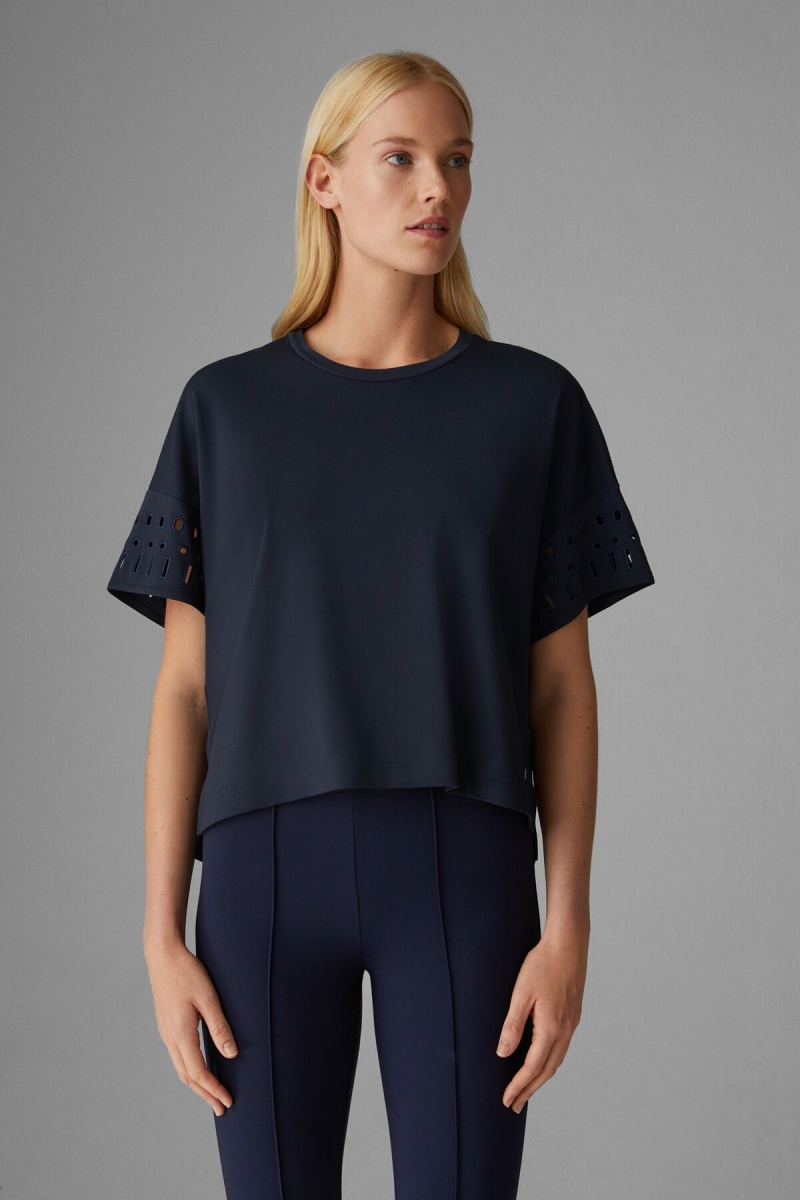 BOGNER Runa T-shirt Navy Blau | WE3569407