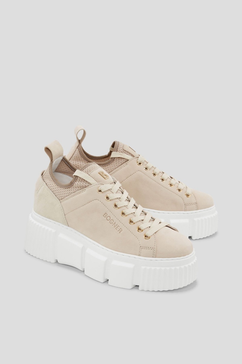 BOGNER Shanghai Plattform Sneakers Beige | NI7602391