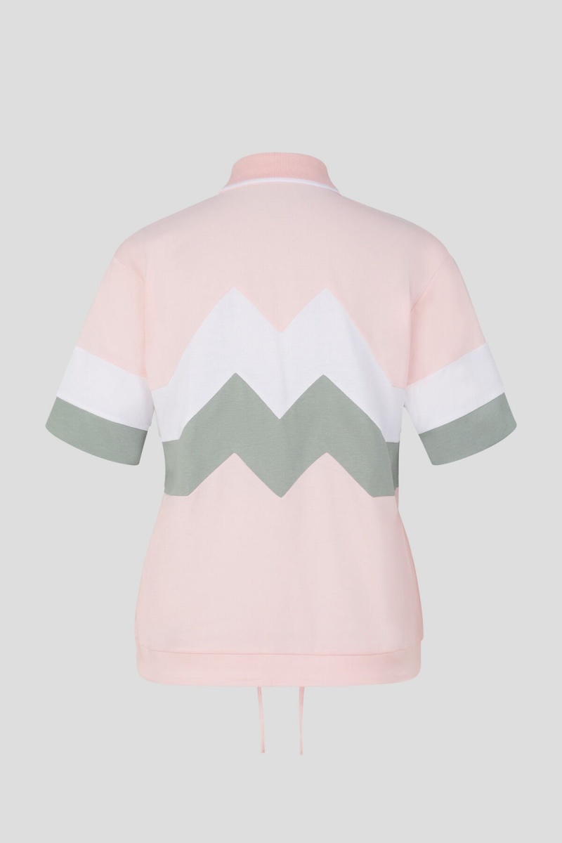 BOGNER Sport Anabel Polo Shirt Rosa Weiß | BF1570342