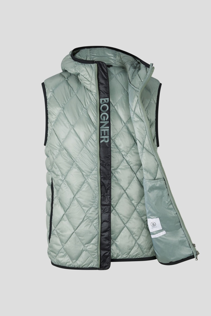 BOGNER Sport Ares Laufschuhe Down Waistcoat Grün | TF4820971