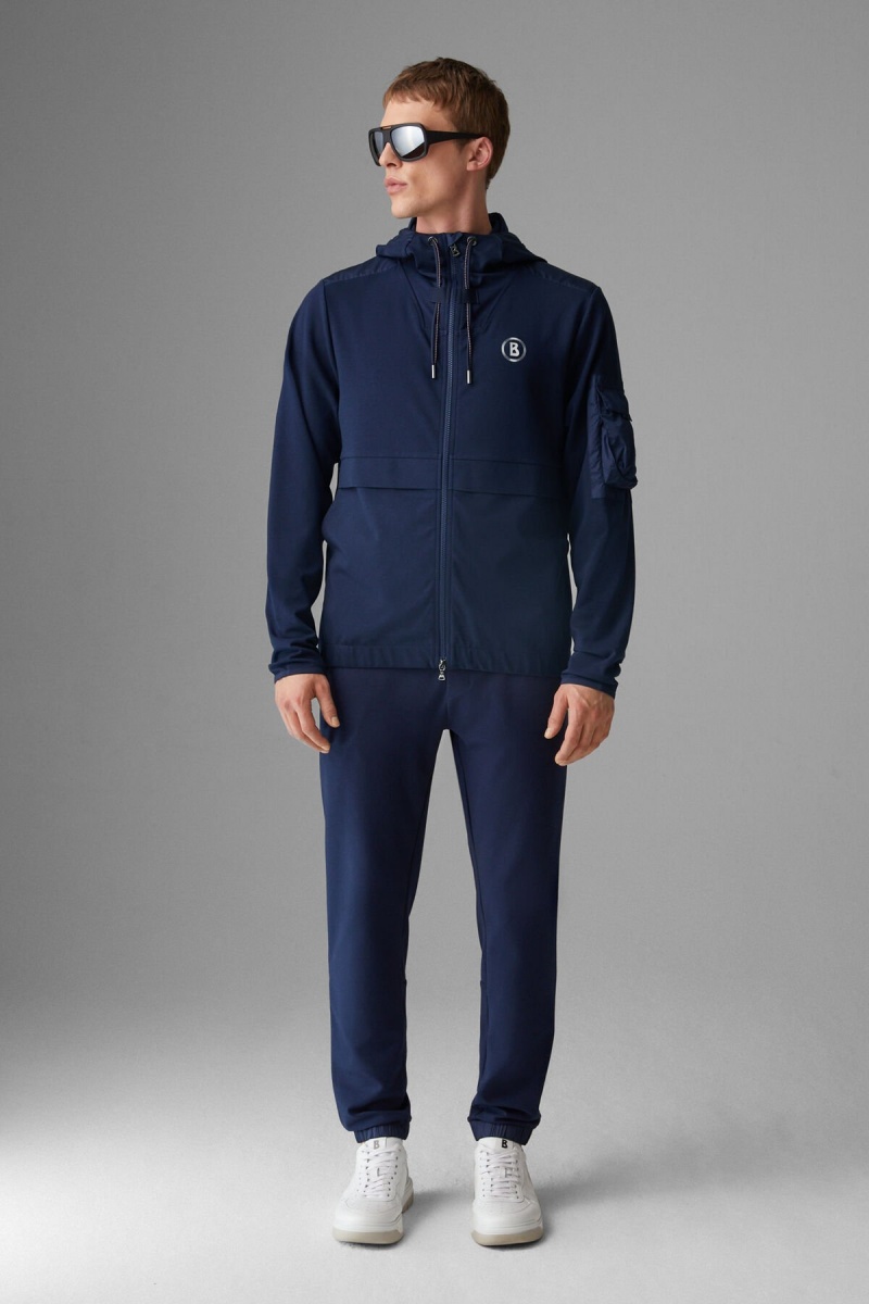 BOGNER Sport Brix Sweatshirt Jacket Dunkelblau | LD6521907