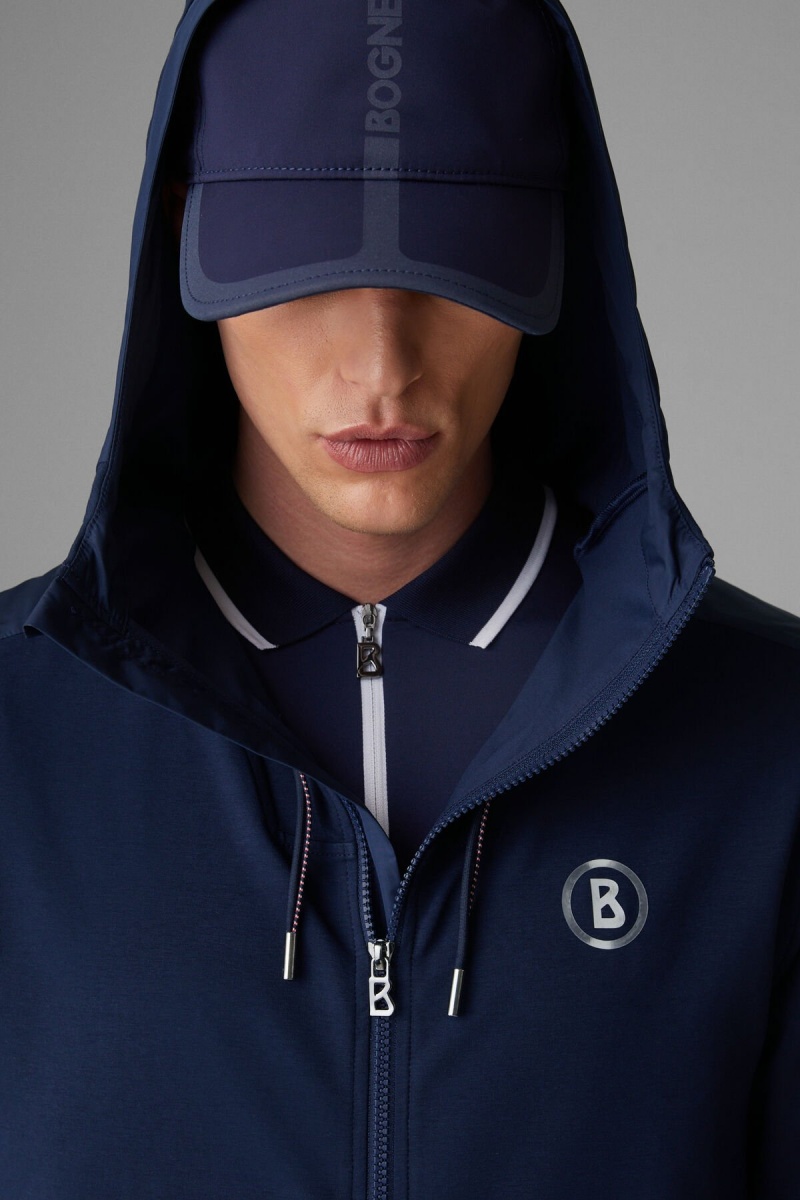 BOGNER Sport Brix Sweatshirt Jacket Dunkelblau | LD6521907