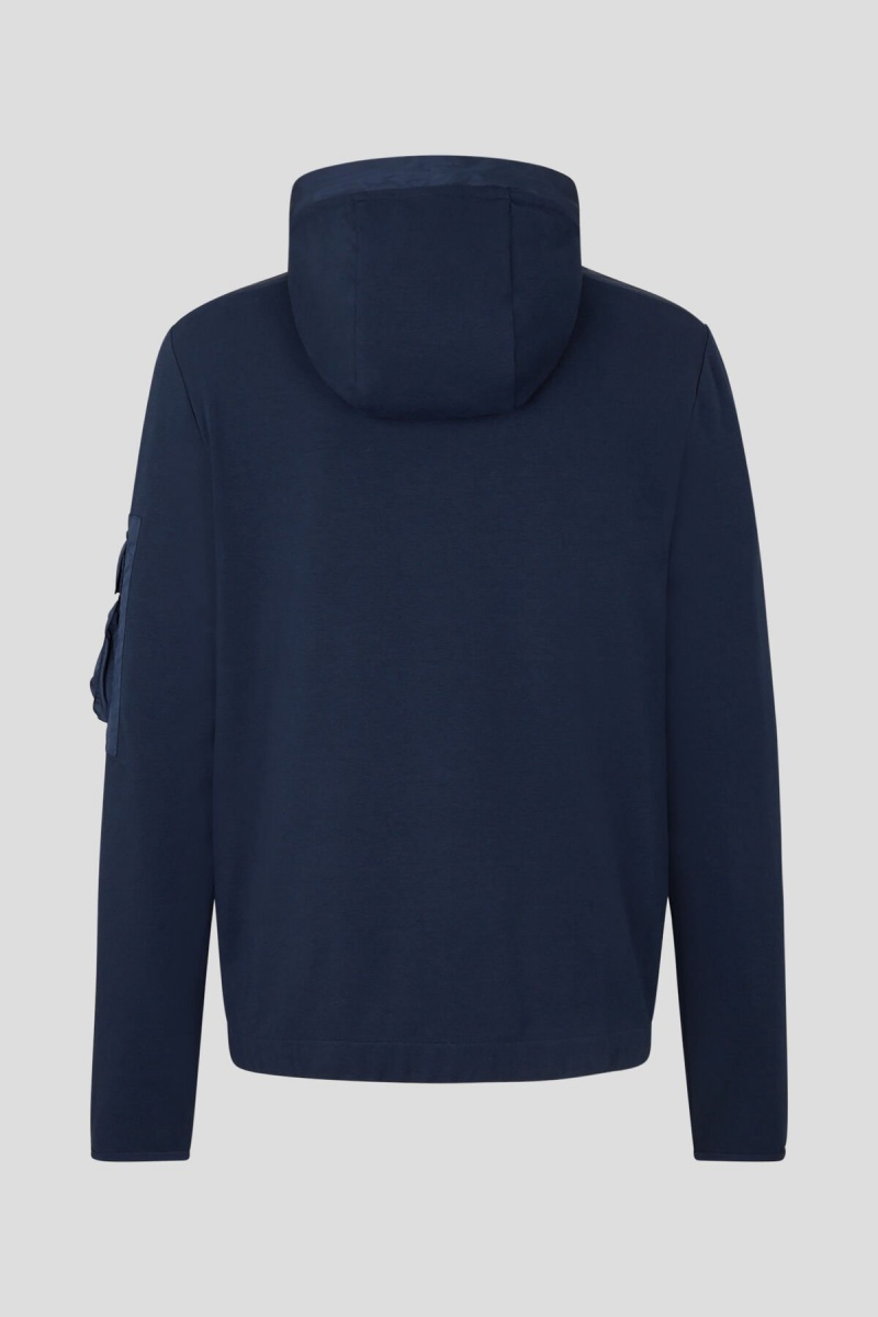 BOGNER Sport Brix Sweatshirt Jacket Dunkelblau | LD6521907