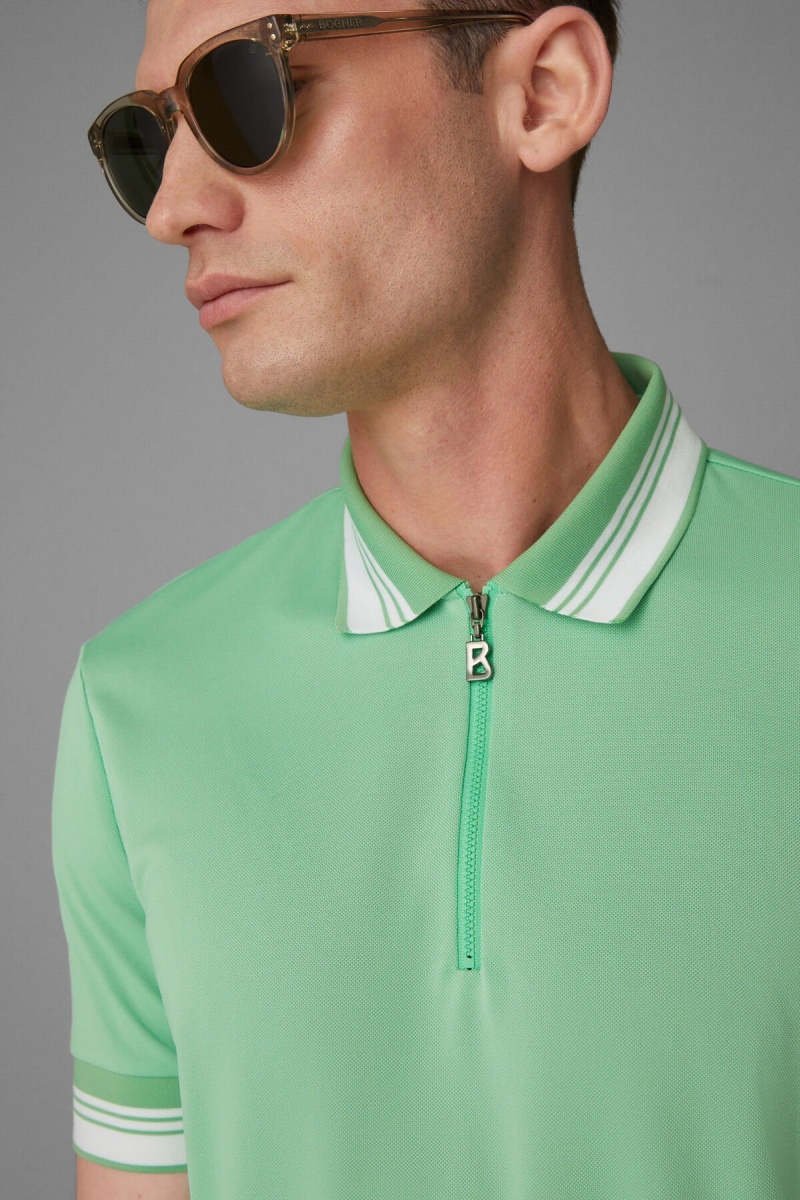 BOGNER Sport Bruno Functional Polo Shirt Grün | ZL2871350