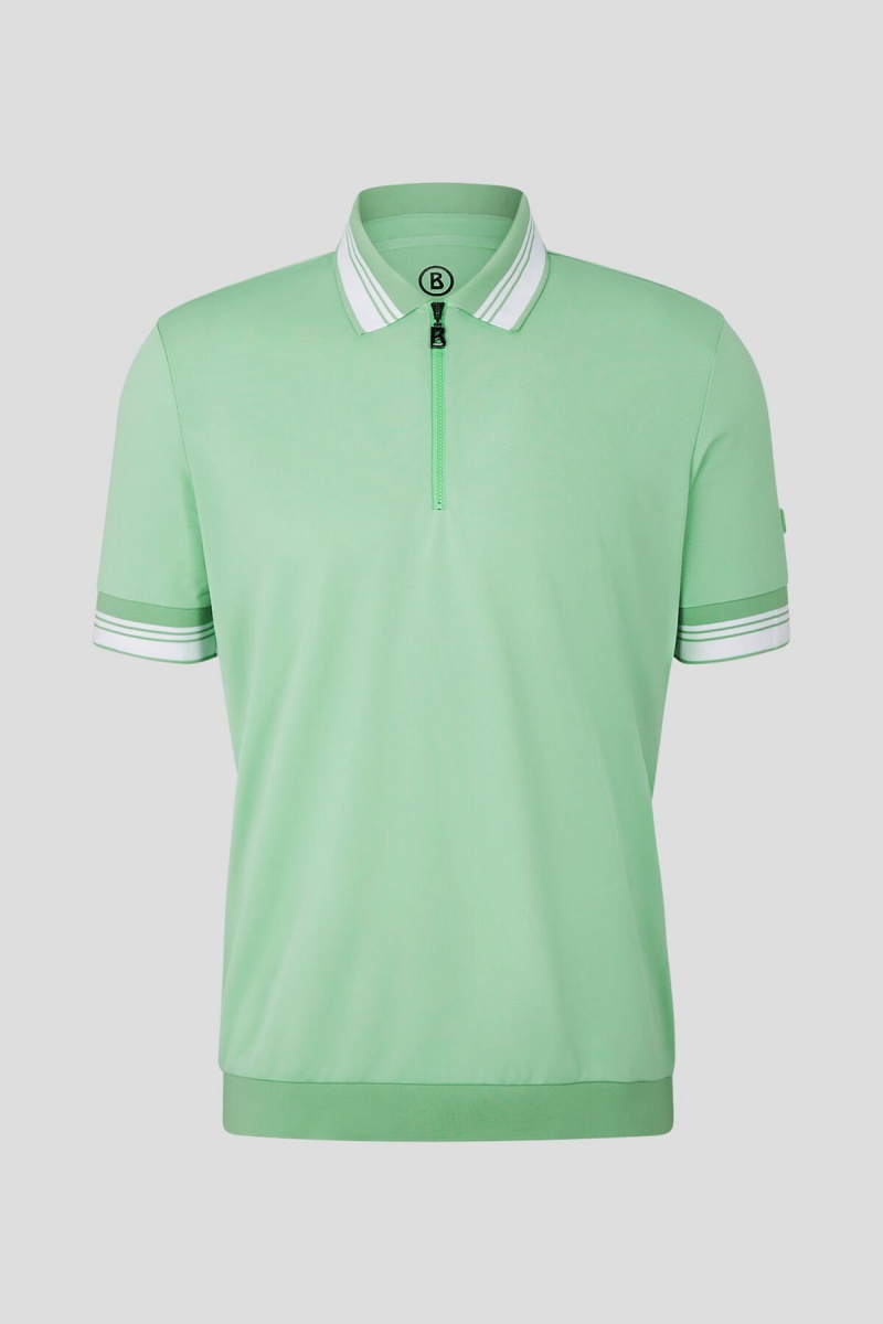BOGNER Sport Bruno Functional Polo Shirt Grün | ZL2871350