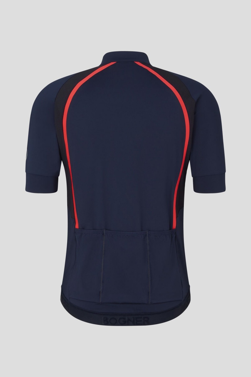 BOGNER Sport Clark Bike Shirt Dunkelblau | TS8569217