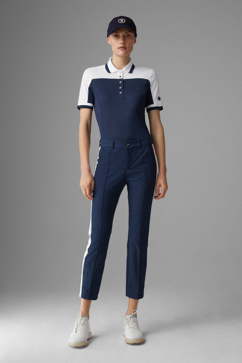 BOGNER Sport Eddi Functional Pants Navy Blau Weiß | TQ3082451
