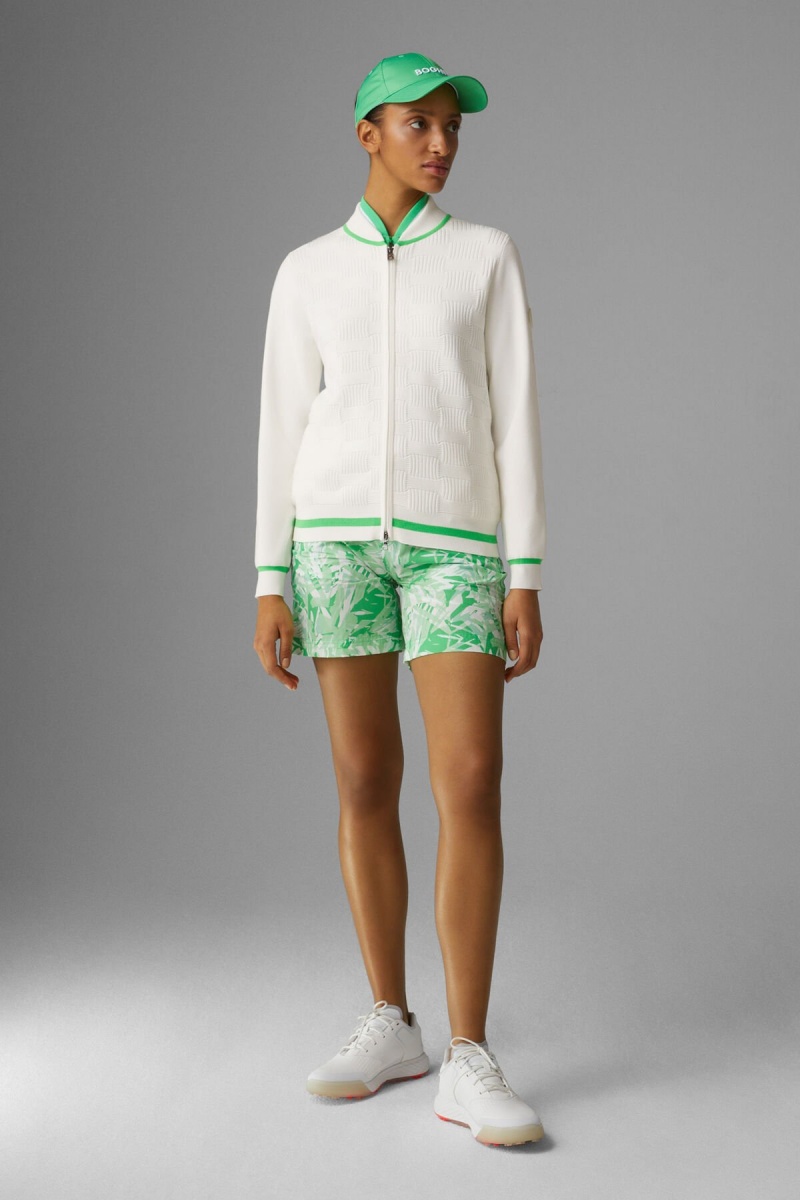 BOGNER Sport Elfi Knit Jacket Grün | LX0719834