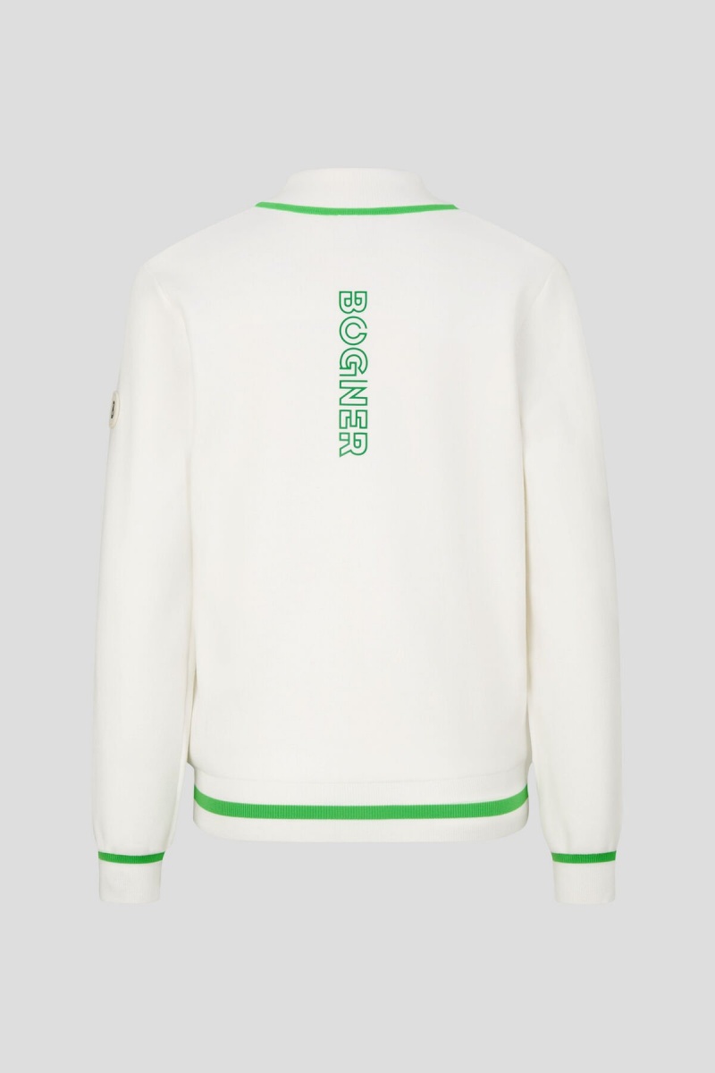 BOGNER Sport Elfi Knit Jacket Grün | LX0719834