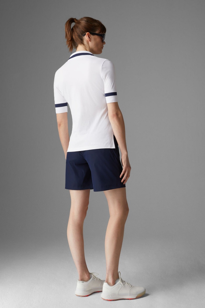 BOGNER Sport Elonie Functional Polo Shirt Weiß | PY1079534