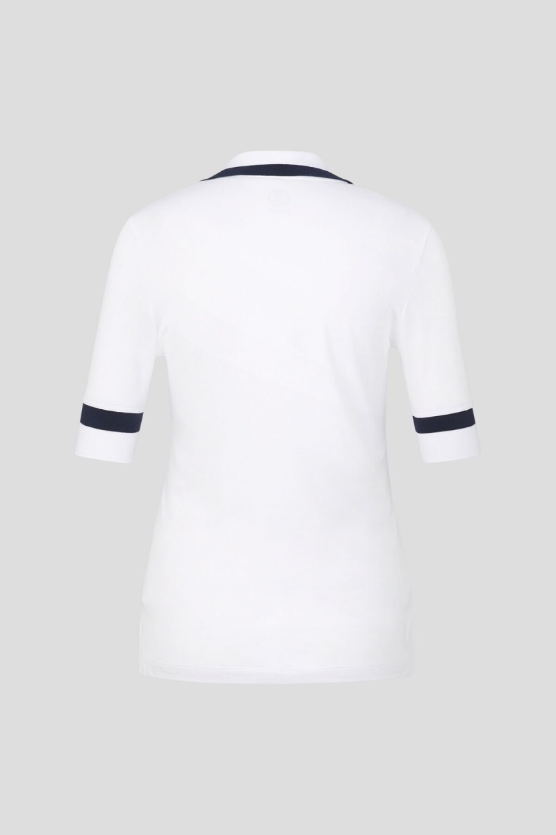 BOGNER Sport Elonie Functional Polo Shirt Weiß | PY1079534