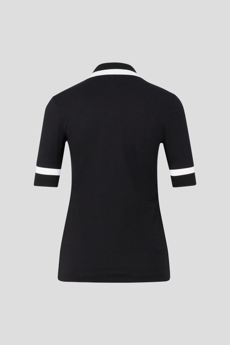BOGNER Sport Elonie Functional Polo Shirt Schwarz | IE3287146